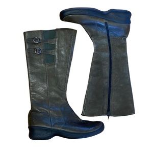 Tall Leather Keen Muck Boots Waterproof